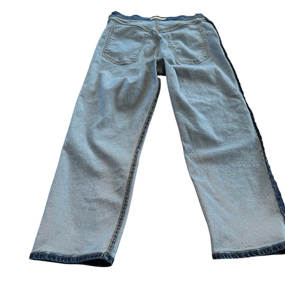 Levi’s Ribcage Straight Ankle Jeans 31x 26 High Rise Button Fly Stretchy Blue - Picture 8 of 11